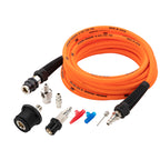 ARB Pump Up Kit US STD 7M 150 PSI High Temp V2 Orange components including air hose and quick-connect accessories.