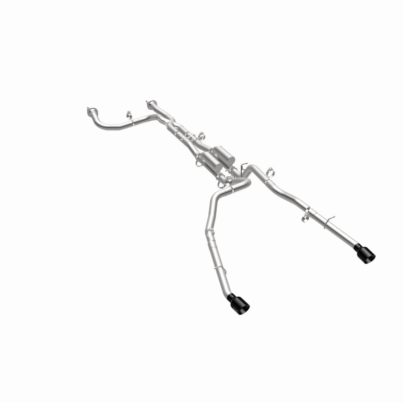 MagnaFlow 2025 Ram 1500 RHO SPEQ Series Black Chrome Cat-Back Performance Exhaust System.