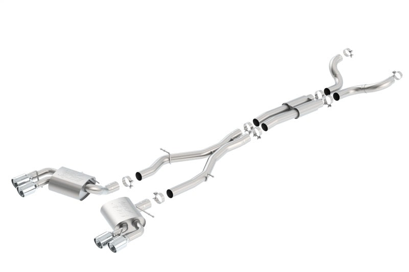 Borla Chevy 16-17 Camaro 6.2L ATAK Catback w/ Dual Tips (NPP) Dual Split Rear Exit Secondary image