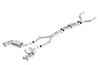 Borla Chevy 16-17 Camaro 6.2L ATAK Catback w/ Dual Tips (NPP) Dual Split Rear Exit exhaust system components