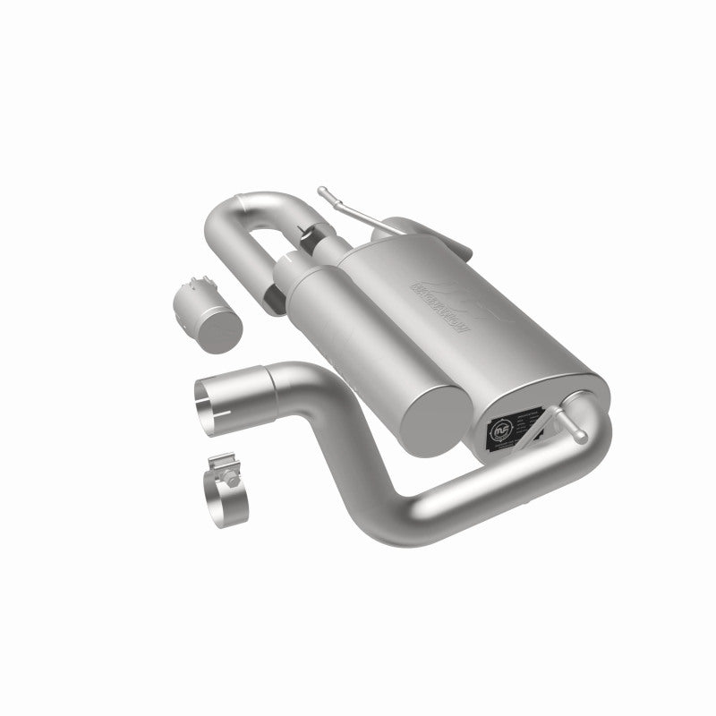 MagnaFlow 18-23 Jeep Wrangler JL 2.0L/3.6L Overland Series Axle-Back Exhaust system components