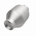 MagnaFlow Conv Univ 2.5in Inlet/Outlet Center/Center Round 3in Body L x 5in W x 8.75in Overall L, stainless steel construction