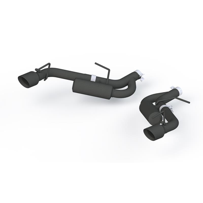 MBRP 16-19 Chevrolet Camaro 2.5in Black Coated Non NPP Axle Back Exhaust System - 4in Dual Wall Tips Secondary image