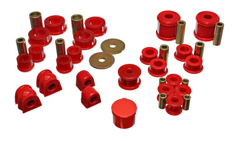 Energy Suspension 02-06 Subaru Impreza/WRX Red Hyper-Flex Master Bushing Set Secondary image