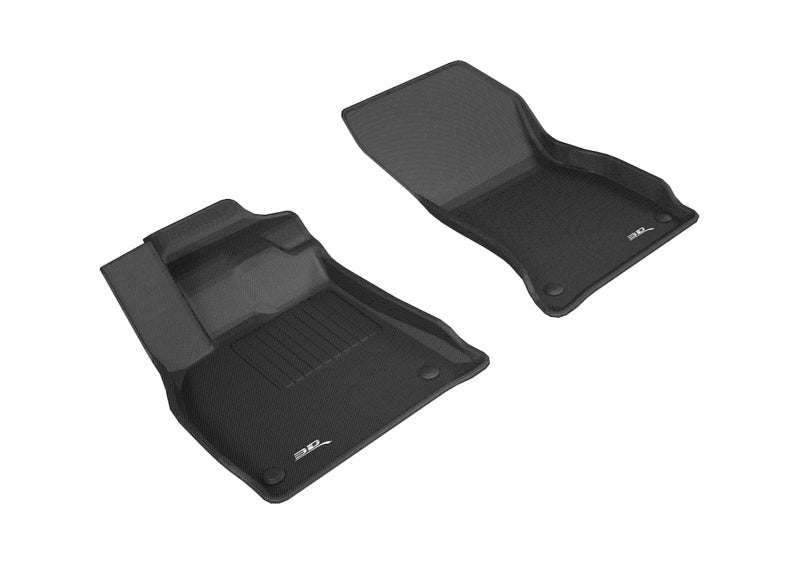 3D MAXpider 2018-2020 Audi Q5 Kagu 1st Row Floormat - Black Main image