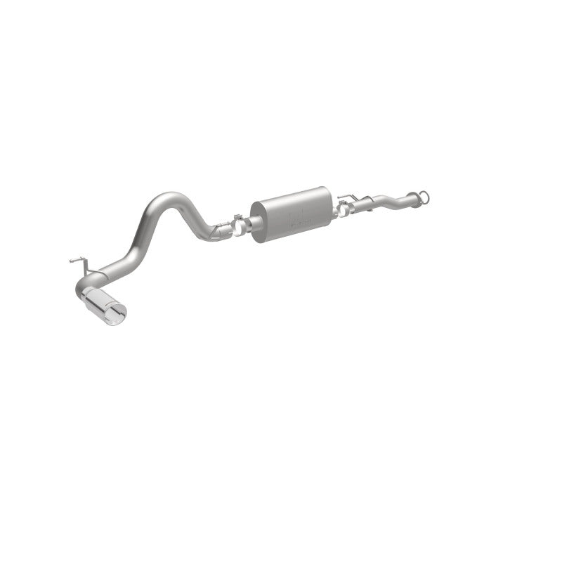 MagnaFlow Cat-Back 2016 Toyota Tacoma 3.5L V6 SS 3in Single Pass Side Exit Rear 4in Tip exhaust system