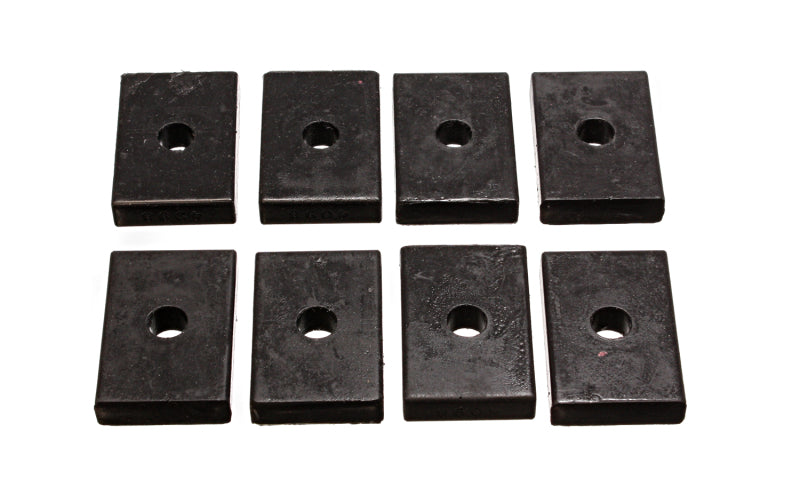 Energy Suspension Pad - Firm - 2-7/16in L x 1-5/8in W x 15/32 ID x 1/2in H - Black Secondary image