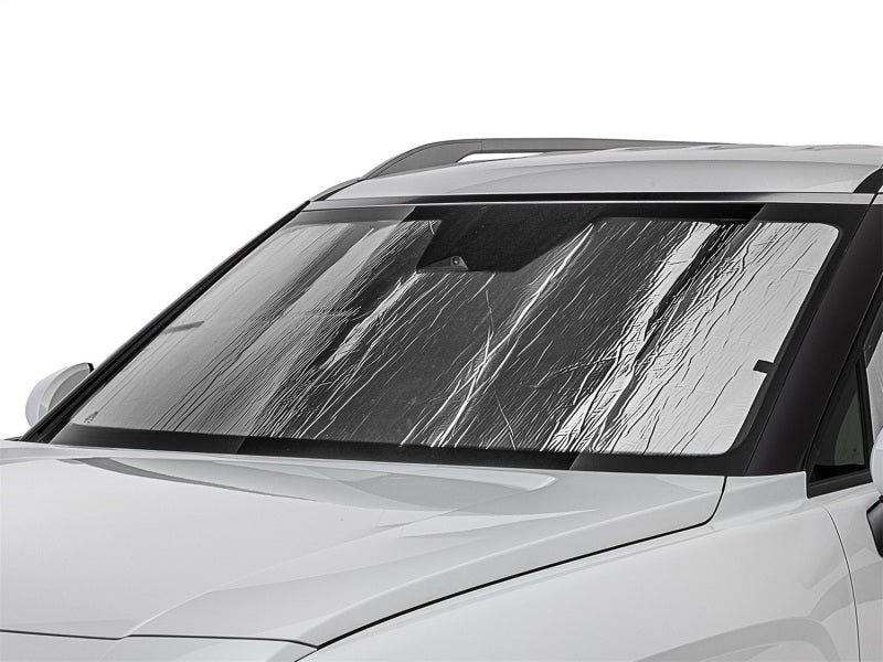 WeatherTech 2026 Hyundai Palisade Windshield-Small Windshield Mounted Sens-SunShade - Black/Silver Secondary image