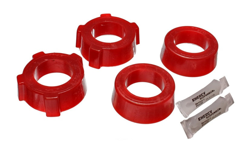 Energy Suspension 69-78 Volkswagen (Air Cooled) Red Rear Spring Plate Bushing Set for offroad performance upgrades