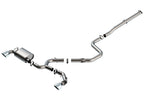 Borla 19-20 Hyundai Veloster N 2.0L I4 MT FWD 2DR 3in ATAK CatBack Exhaust w/ SS Tips system view