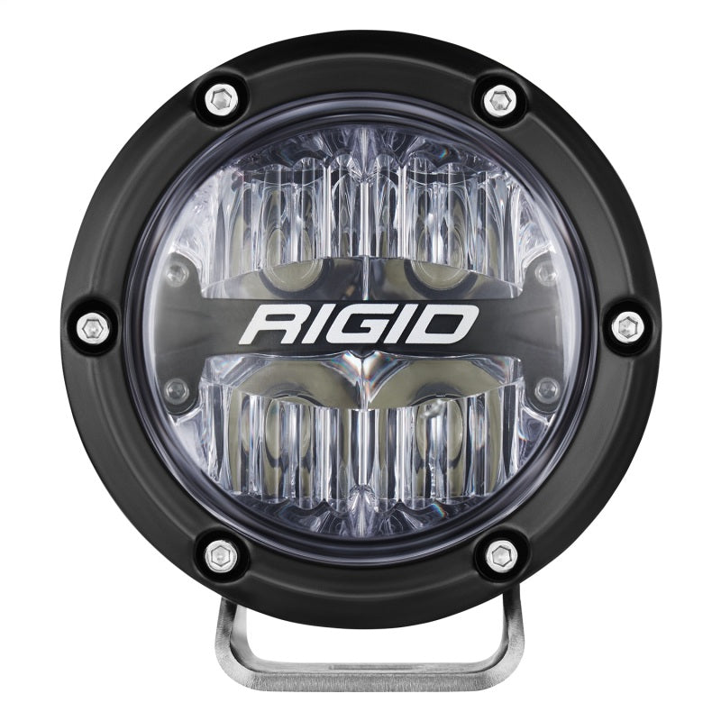 Rigid Industries 360-Series 4in LED Off-Road Drive Beam - RGBW for offroad lighting and electrical.