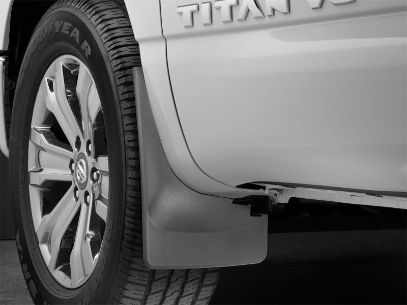 WeatherTech 2017+ Nissan Titan No Drill Mudflaps Secondary image