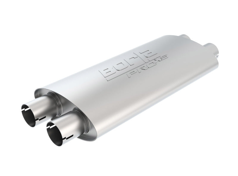 Borla Pro-XS 2.25in Tubing 19in x 4in x 9.5in Oval Notched Dual In / Dual Out Muffler Secondary image