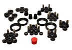 Energy Suspension 92-96 Honda Prelude Black Hyper-Flex Master Bushing Set components for suspension upgrades and performance.