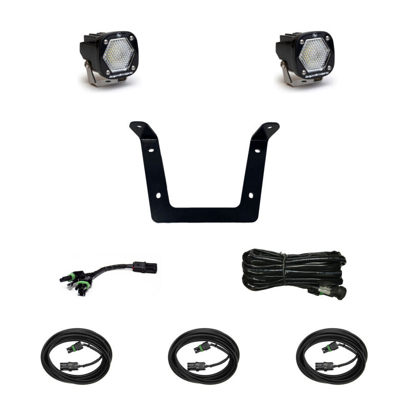 Baja Designs 2019+ Mercedes Sprinter Van Dual S1 Reverse Kit (Rear) with offroad lighting and electrical components