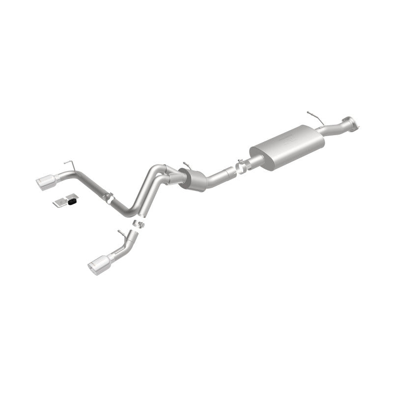 MagnaFlow Sys C/B 07 GM Hummer H2 Split Rear exhaust system for offroad performance upgrades
