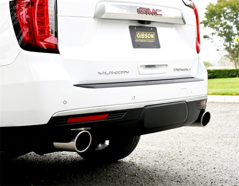 Gibson 21-22 GMC Yukon XL Denali/Suburban 6.2L 2/4wd Cat-Back Dual Split Exhaust - Stainless Secondary image