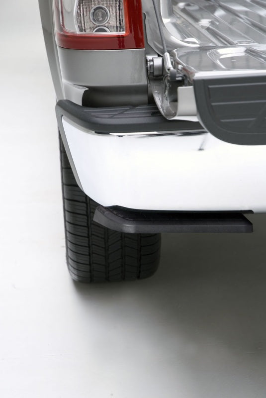 AMP Research 2007-2013 Chevrolet Silverado 1500 BedStep - Black on truck bumper