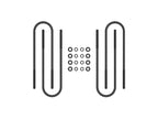 ICON 99-10 Ford F-250/F-350 Rear 17in U-Bolt Kit parts