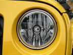 KC HiLiTES 07-18 Jeep JK (Not for Rubicon/Sahara) 7in. Gravity LED DOT Headlight close-up image for offroad lighting.