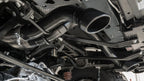 Borla 22-24 Ford Bronco Raptor V6 Turbo AT 2WD / 4WD ATAK Catback Exhaust w/ 4in Black Coated Tips close-up view