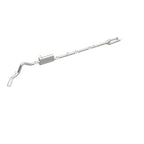 MagnaFlow Sys C/B 11-15 Ford Super Duty F250 6.2L EC CC, SS 3.5in Single Rear Pass Side Ext 5in Tip exhaust system
