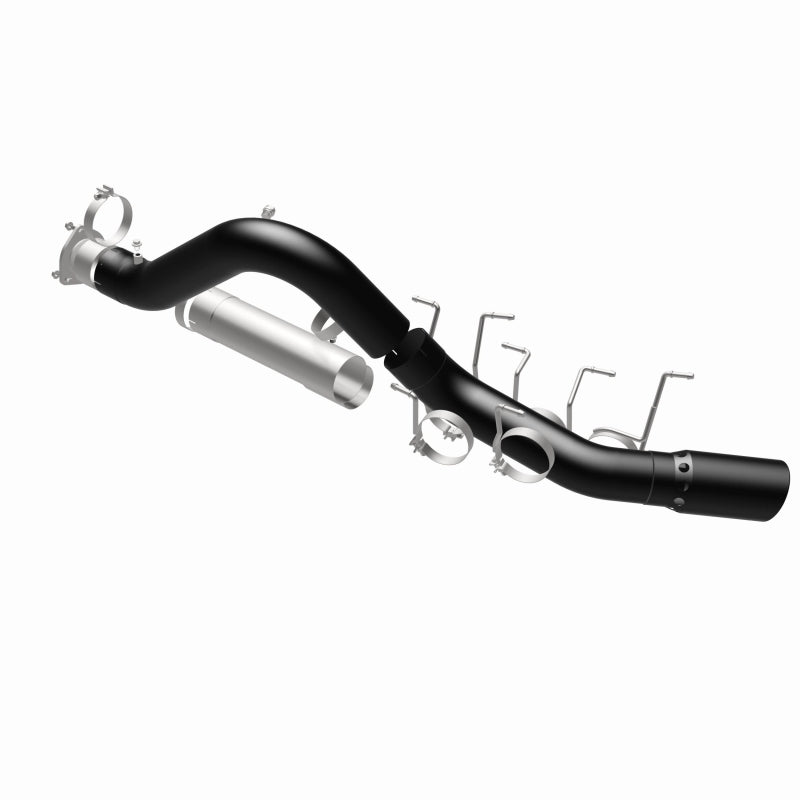 MagnaFlow 2024+ Chevy Silverado 2500HD/3500HD Black Series Filter-Back Performance Exhaust system view.