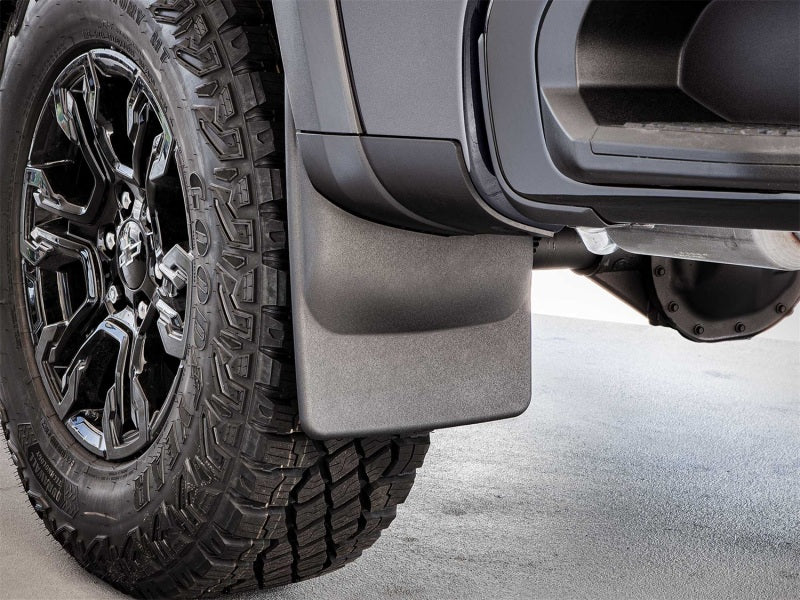 WeatherTech 2022 Chevrolet Silverado 1500 ZR2 No Drill MudFlaps - Black Secondary image