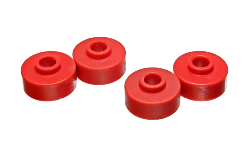 Energy Suspension Corvette Rear Spring Cushion - Red for performance upgrades.