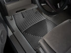 WeatherTech 93 Mercedes-Benz 300CE Front Rubber Mats - Black installed in a vehicle interior.