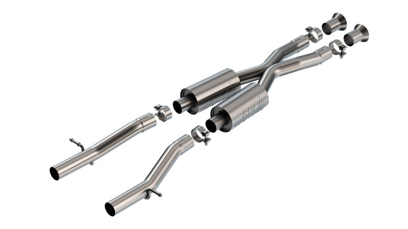 Borla 15-24 Lexus RC F 5.0L V8 Automatic Transmission RWD 2.5in S-Type Mid-Section exhaust system components