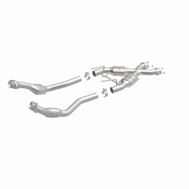 MagnaFlow Conv DF 86-93 Ford Mustang 5.0L CA catalytic converter and components