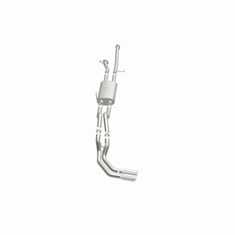 MagnaFlow 14 Toyota Tundra V8 4.6L/5.7L Stainless C/b Exhaust Dual same side pass. rear tire.