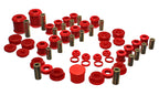 Energy Suspension 95-99 Mitsubishi Eclipse FWD/AWD Red Hyper-flex Master Bushing Set, performance offroad parts