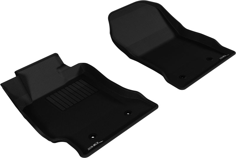 3D MAXpider 2013-2019 Toyota/Subaru/Scion FR-S Kagu 1st Row Floormat - Black image for offroad truck accessories online.