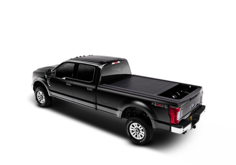Retrax 17-18 Super Duty F-250-450 Long Bed RetraxPRO MX installed on black truck