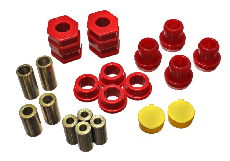 Energy Suspension 96-00 Honda Civic/CRX Red Front Control Arm Bushing Set Secondary image