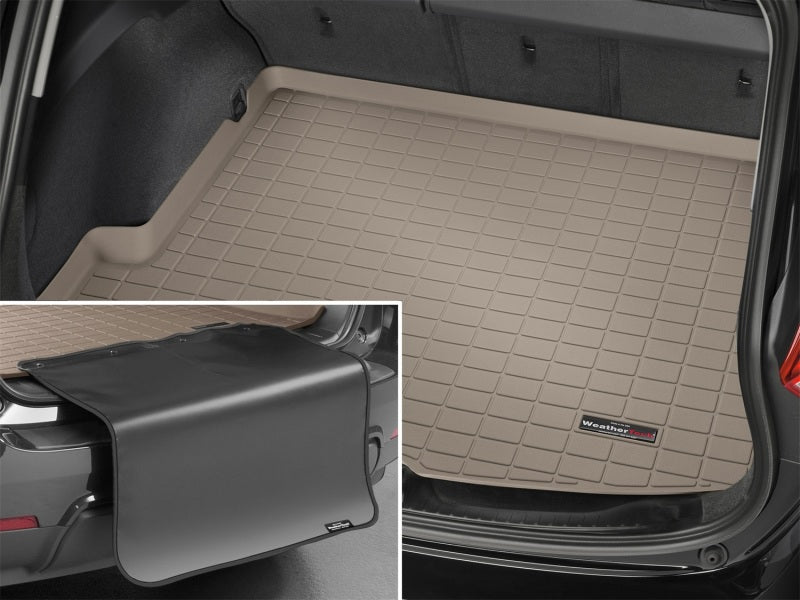 WeatherTech 25-26 Porsche Panamera E-Hybrid Trunk Cargo Liner w/Bumper Protector - Tan Secondary image