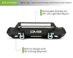 DV8 Offroad 2016+ Toyota Tacoma Center Bumper with bull bar for LED lights, off road parts.