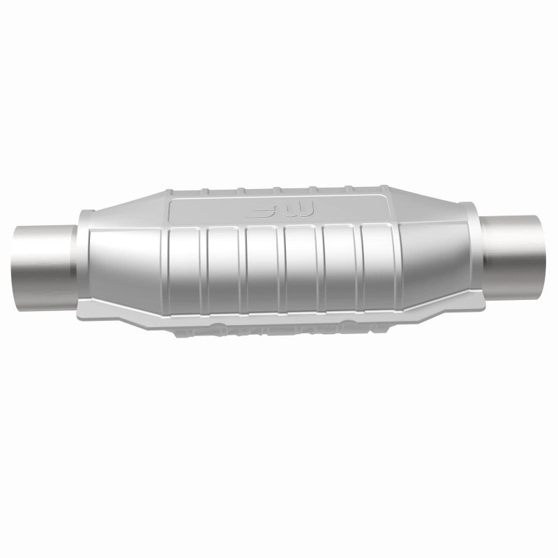 MagnaFlow Conv Univ 2.50inch catalytic converter for offroad performance upgrades and Jeep Wrangler accessories.