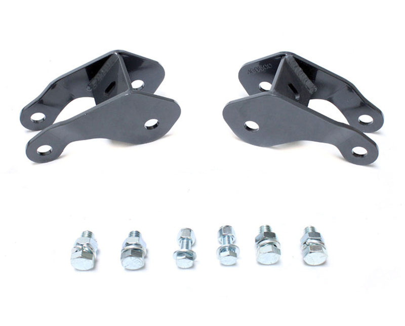 MaxTrac 88-98 GM C1500/2500 2WD 5/6 Lug Rear Lowering Shock Angle Correctors with hardware set