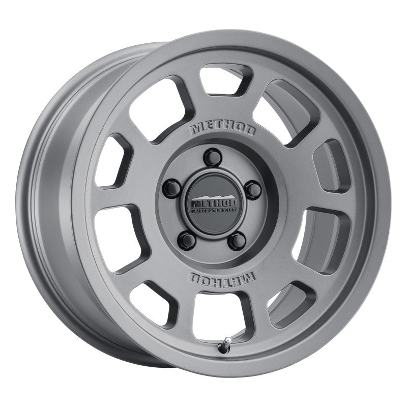 Method MR705 17x8.5 0mm Offset 5x5 71.5mm CB Titanium Wheel Secondary image