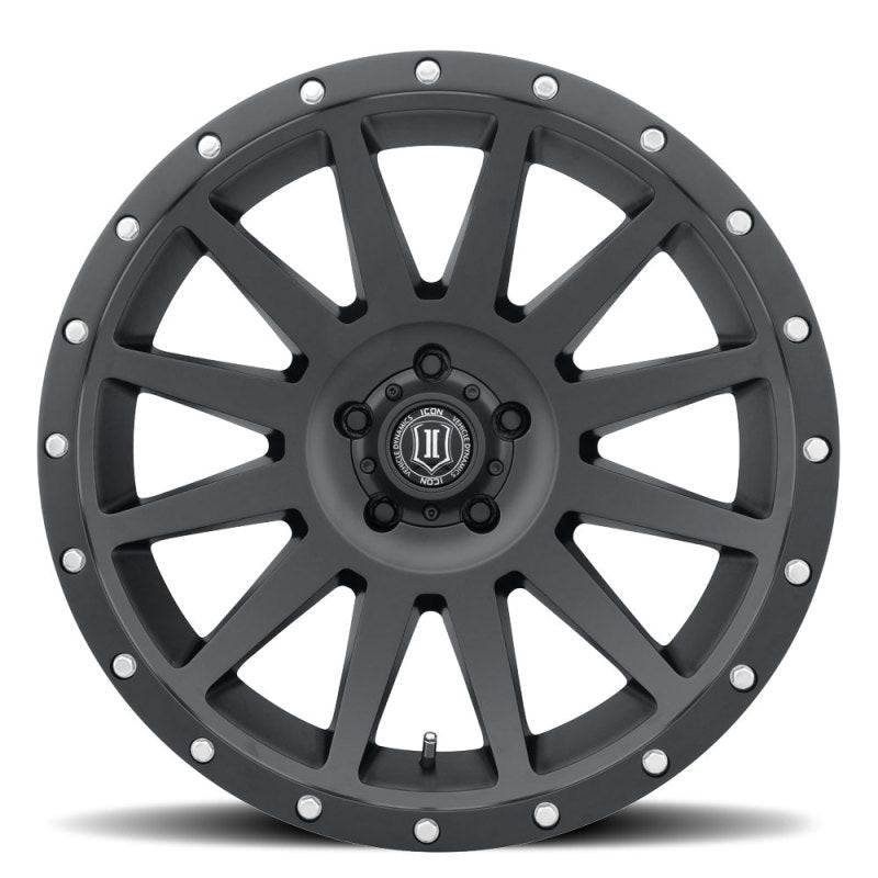 ICON Compression 20x10 5x150 -19mm Offset 4.75in BS 110.10mm Bore Satin Black Wheel Secondary image