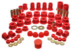 Energy Suspension 90-95 Toyota 4 Runner 2WD/4WD Red Hyper-Flex Master Bushing Set for offroad performance upgrades.