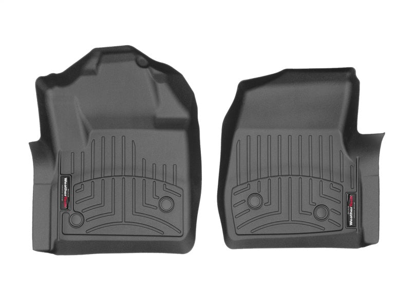 WeatherTech 2015+ Ford F-250 / F-350 / F-450 / F-550 Vinyl Front FloorLiner - Black for trucks