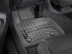 WeatherTech 2016 Chevrolet Camaro Front FloorLiners - Black on vehicle floor