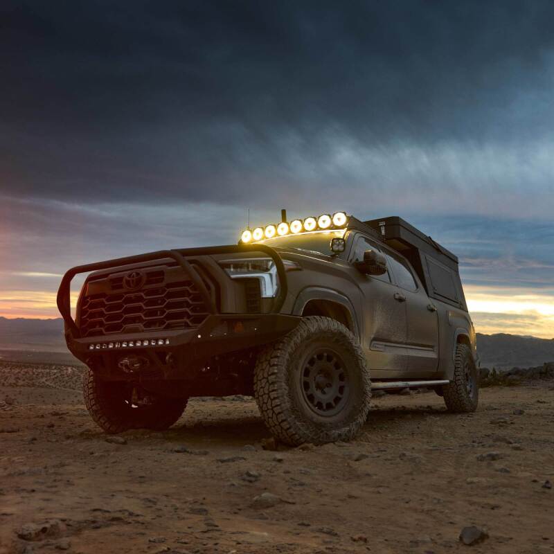 KC HiLiTES Gravity Titan LED Light Bar - 50in. (8-Light) on off-road truck