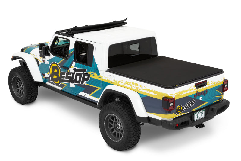 Bestop 20-26 Jeep Gladiator 5 Ft Bed Supertop Required Supertop Truck 2 Tonneau (Blk Diamond) Secondary image