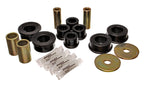 Energy Suspension 02-06 Subaru Impreza/WRX Black Front Control Arm Bushing Set with hardware and grease packets.