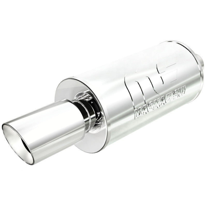 MagnaFlow Muffler W/Tip Mag SS 14X7X7 2.25/4. Secondary image